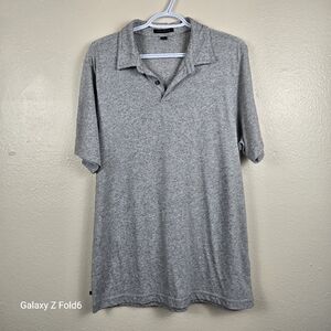 TravisMathew Heathered‎ Pima Cotton Polo – Men’s Large – Made in Peru